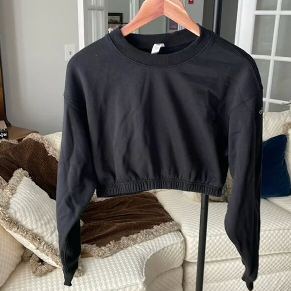 Alo Yoga cropped crewneck (S) - Picture 1 of 1